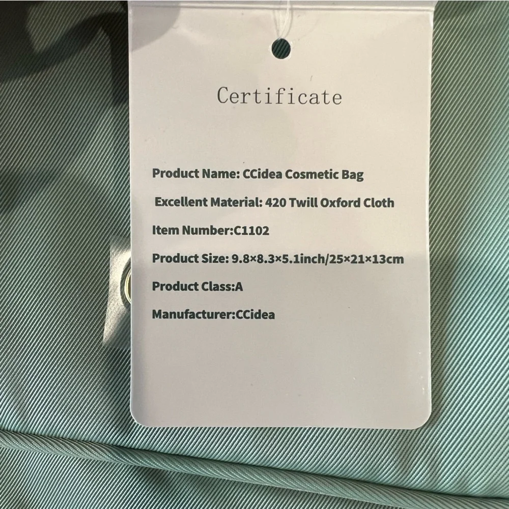 CCidea Cosmetic Bag Makeup Bag Large Toiletry Bag Organizer (Green)